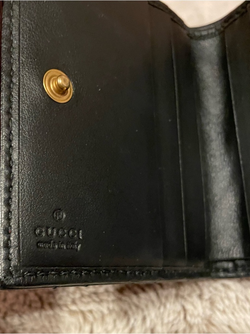 Gucci GG Marmont Card Holder Black Calfskin - Picture 5 of 7